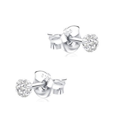 Crystal Silver Stud Earring STS-6445